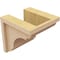 Ekena Millwork 6"W x 6"D x 6"H Wide Bryant Rough Cedar Woodgrain TimberThane Corbel, Primed Tan CORUR06X06X06BRYRCPR - alternate 4